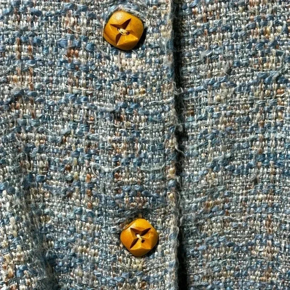 MONTEREY BAY colorful Blazer Size 10 - Picture 3 of 7